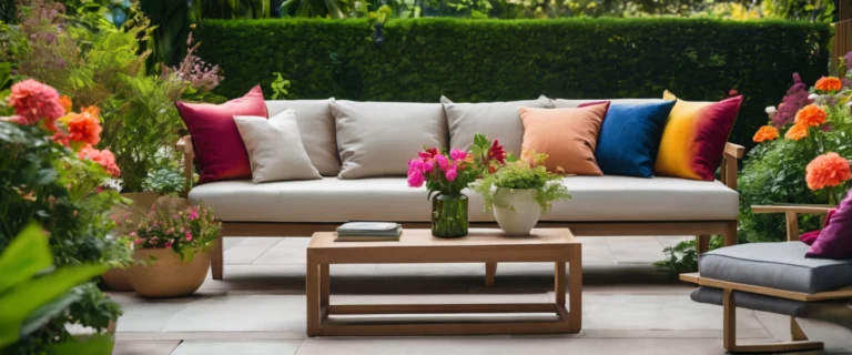 Canapé extérieur imperméable : la technologie multicouche pour un jardin durable